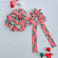 Vintage Santa Stripes Scrunchy