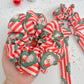 Vintage Santa Stripes Scrunchy