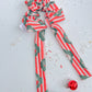 Vintage Santa Stripes Scrunchy