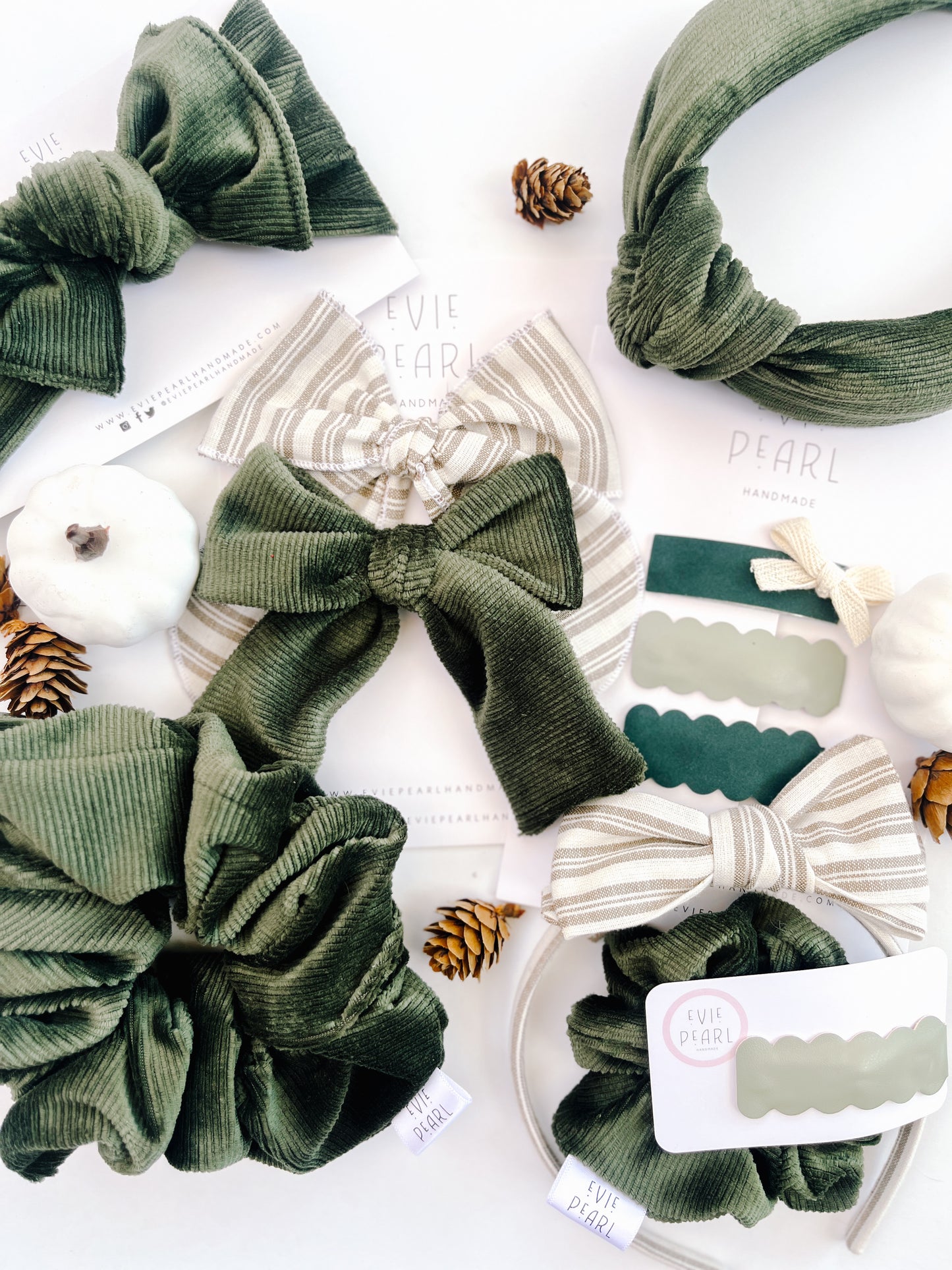 Rich Green Soft Ribbed Knotted Headband for girls and women