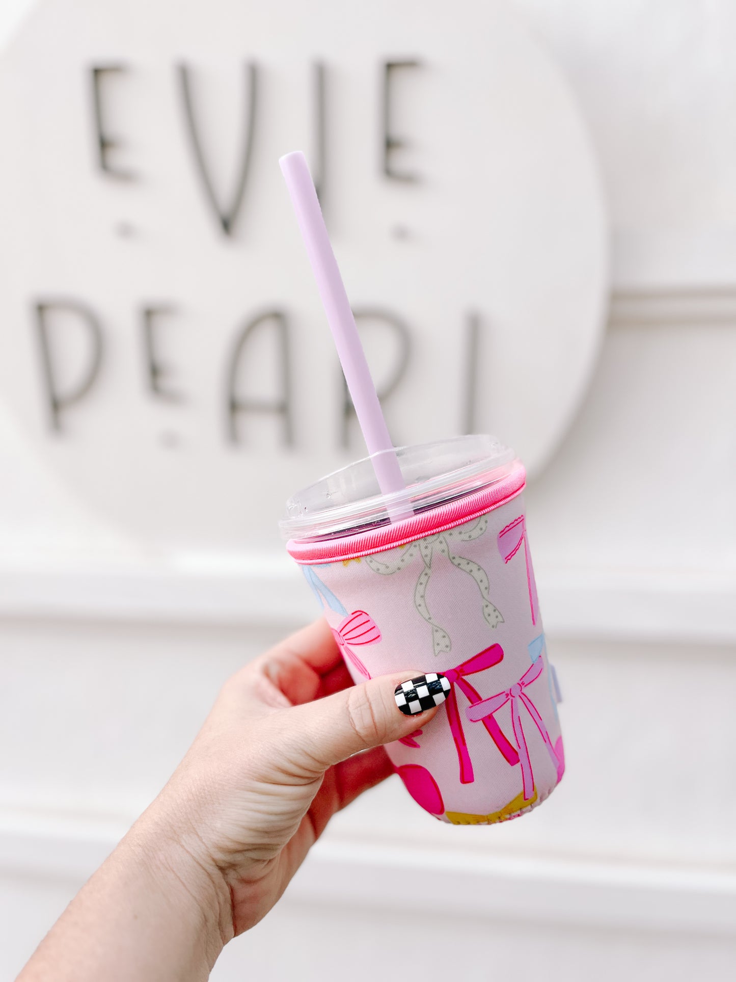 Bow Iced Coffee Sleeve