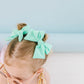 Teal Small Pigtail Swim Bows