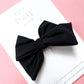 Black Small Pinwheel Swim Bow