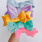 Light Blue Velvet Bow Headband