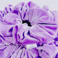 Oversized Velvet Lilac Scrunchy
