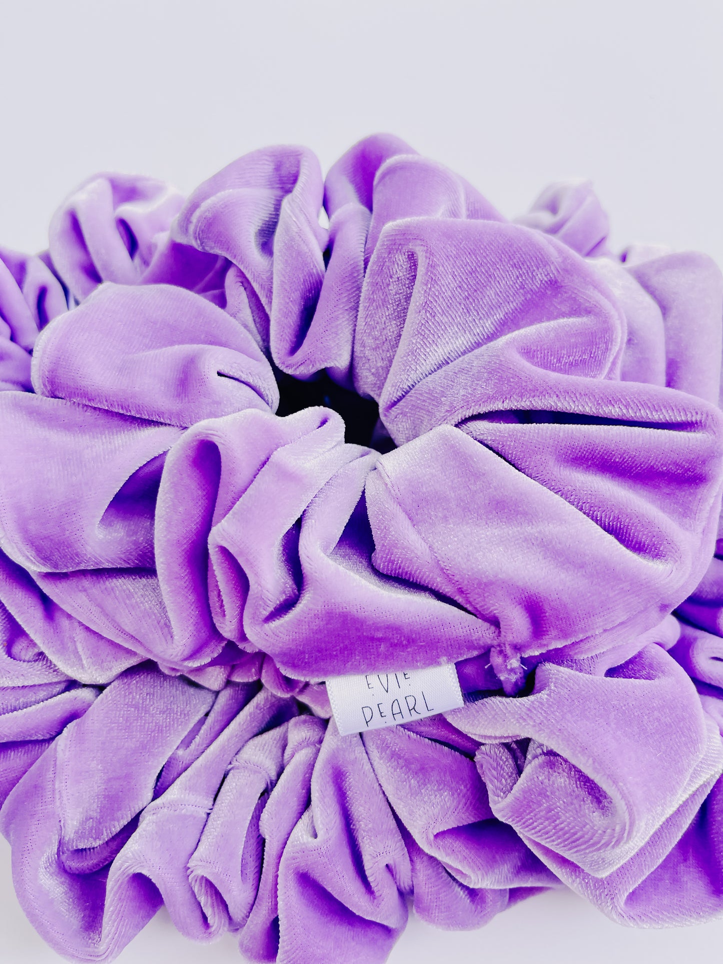 Oversized Velvet Lilac Scrunchy