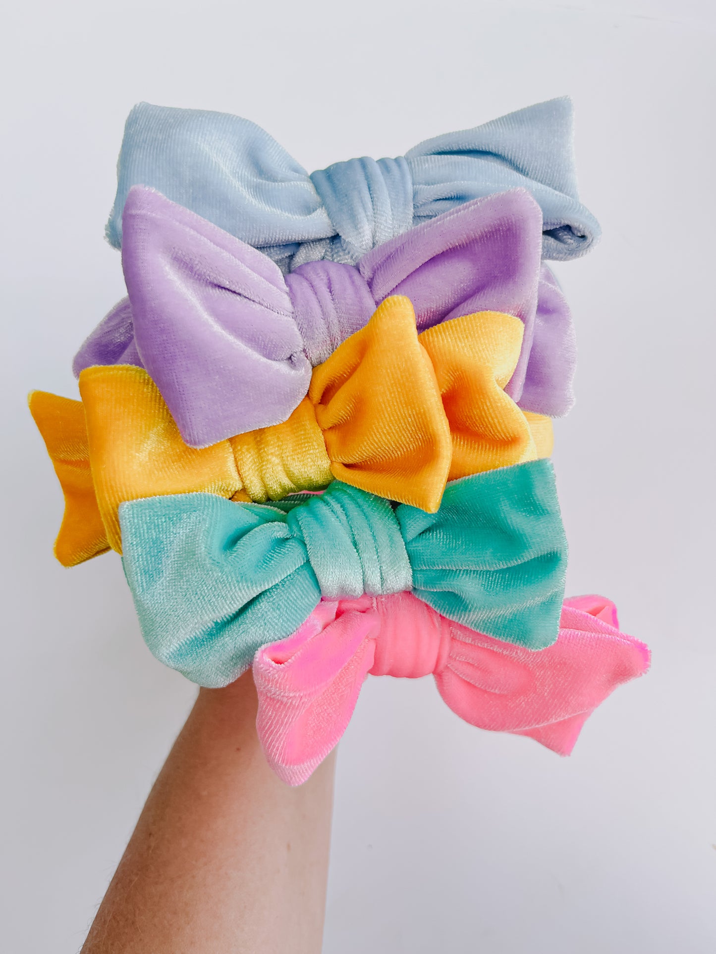 Lilac Velvet Bow Headband