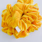 Oversized Velvet Yellow Scrunchy