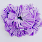 Oversized Velvet Lilac Scrunchy