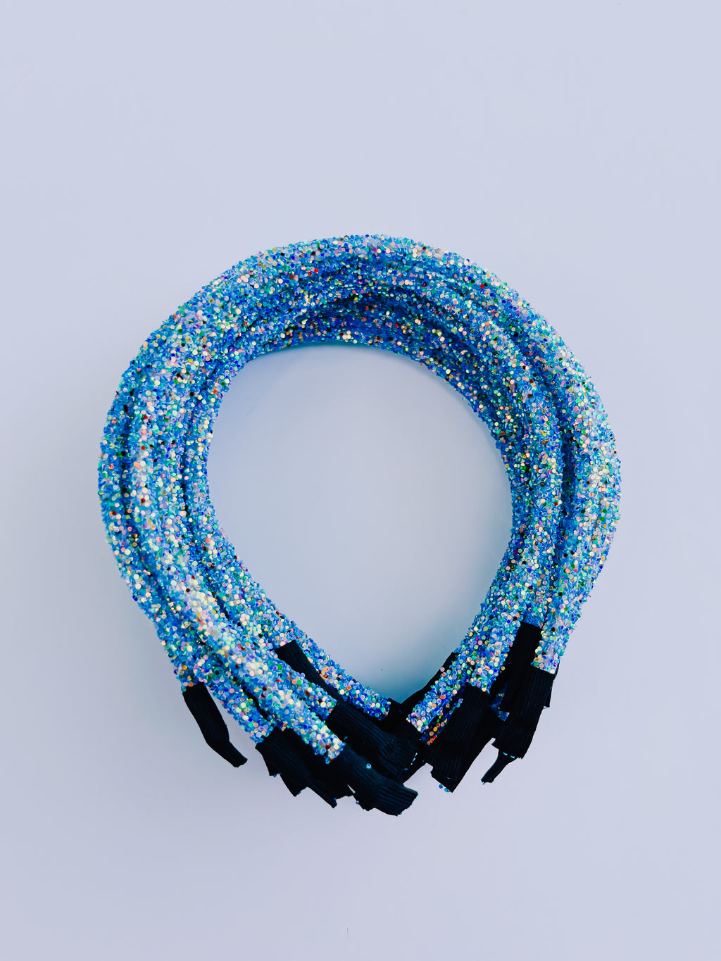 Blue Glitter Headband