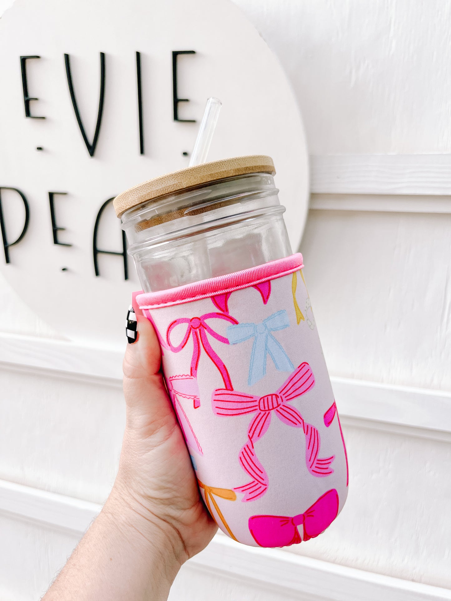 Bow Iced Coffee Sleeve