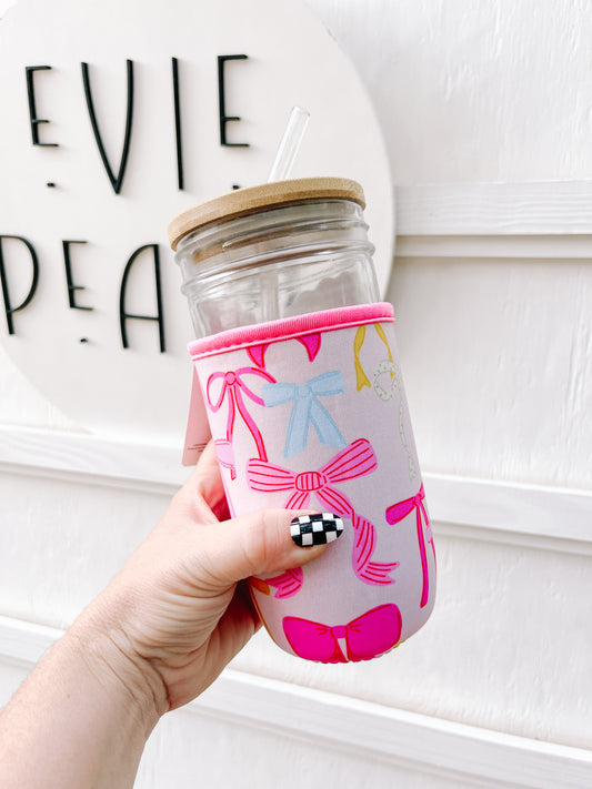 Bow Iced Coffee Sleeve