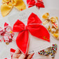Red KC Oversized Bow