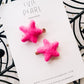 Hot Pink Star Halloween Pigtails
