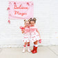 Light Pink Peppermint Pigtails with Tinsel