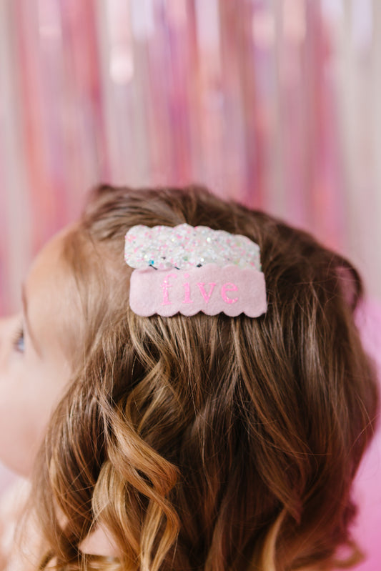 “One” Birthday Snap Clip Set