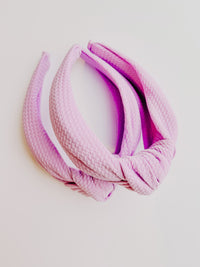 Light Purple Knotted Headband for Girls & Women