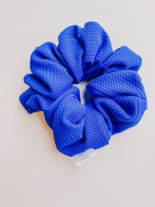 Oversized Royal Blue Scrunchie