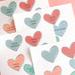 Positive Affirmation Valentine Hearts Digital File