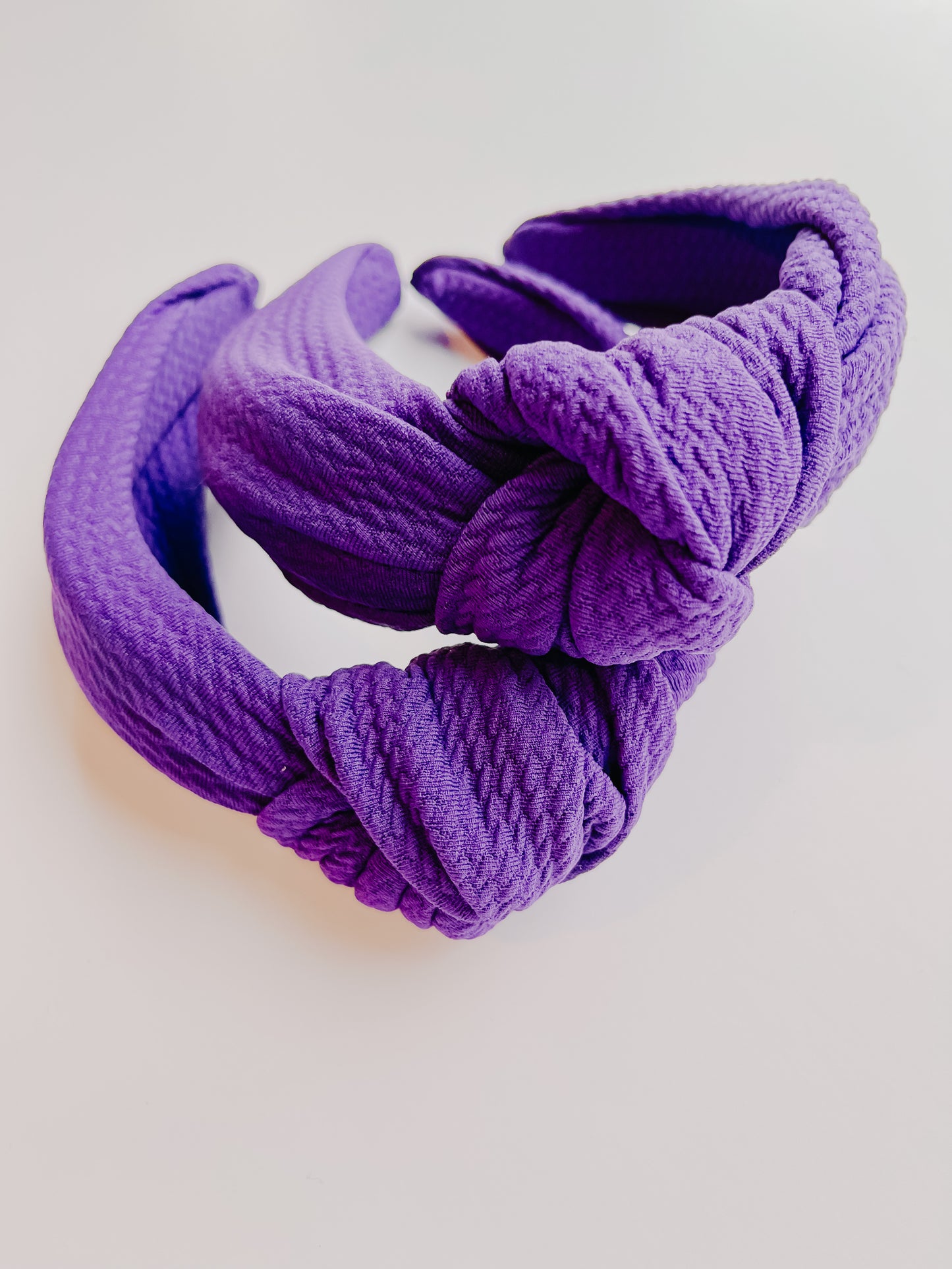 Purple Knotted Headband for Girls & Women