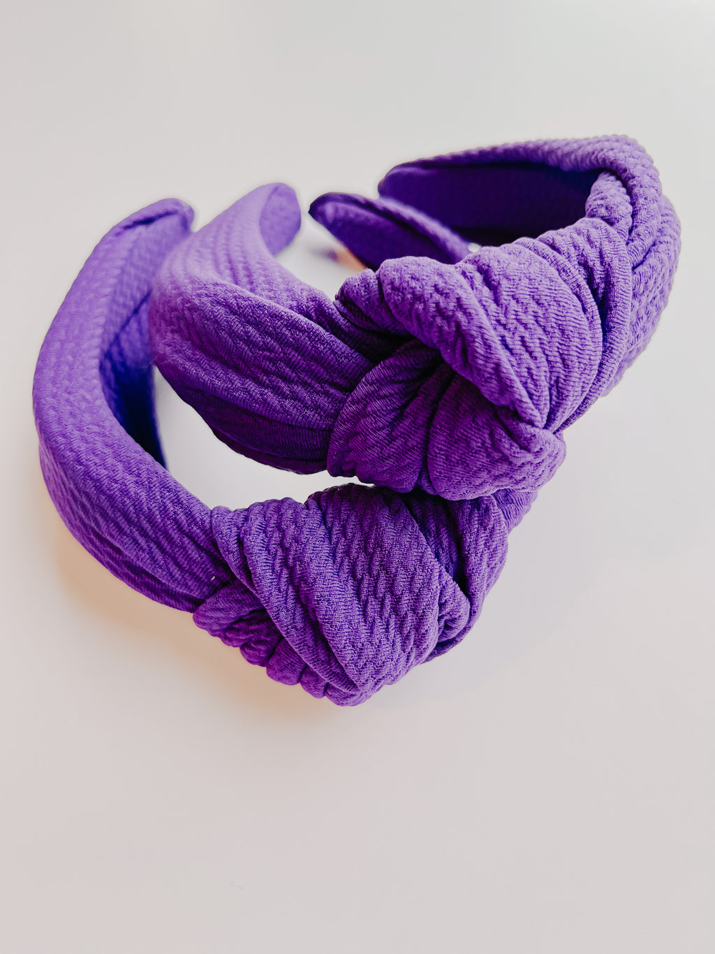 Purple Knotted Headband for Girls & Women