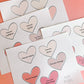 Positive Affirmation Valentine Hearts Digital File