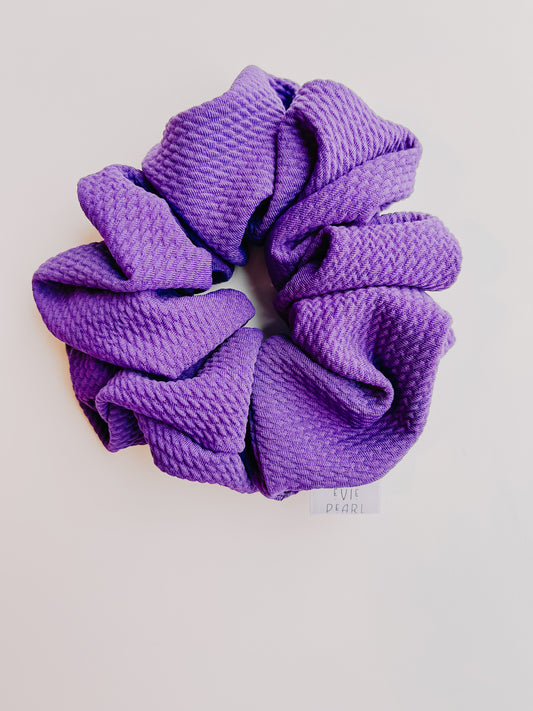 Oversized Purple Scrunchie