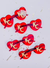 Red KC Heart Sunglasses