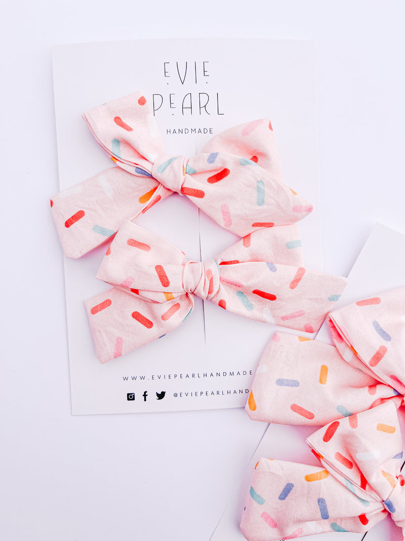 Pinwheel Sprinkle Bows