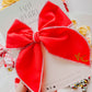 Red KC Oversized Bow