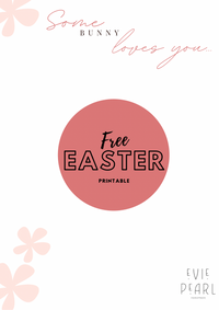FREE Some Bunny Loves You Easter Printable