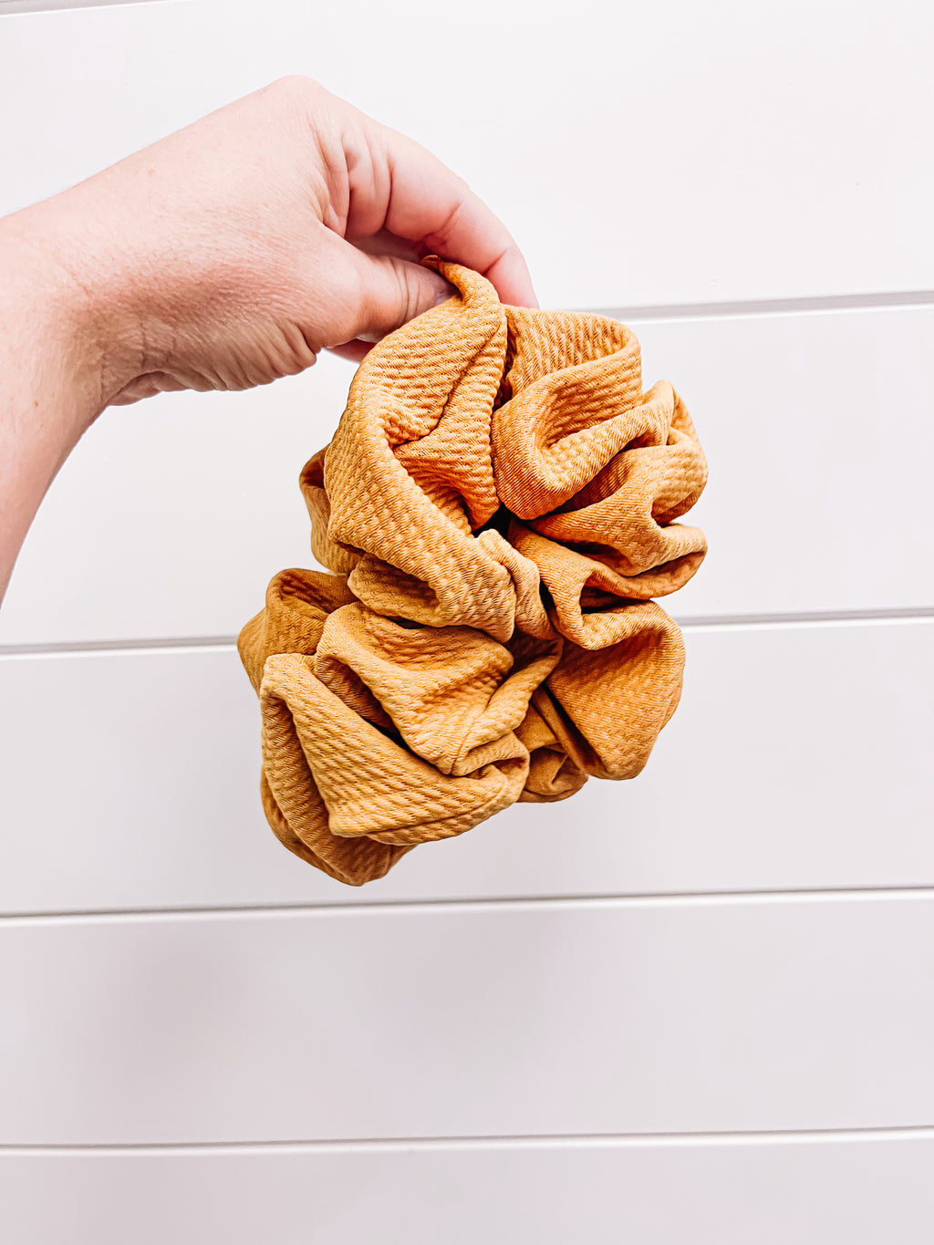 Solid Gold Oversized Scrunchy