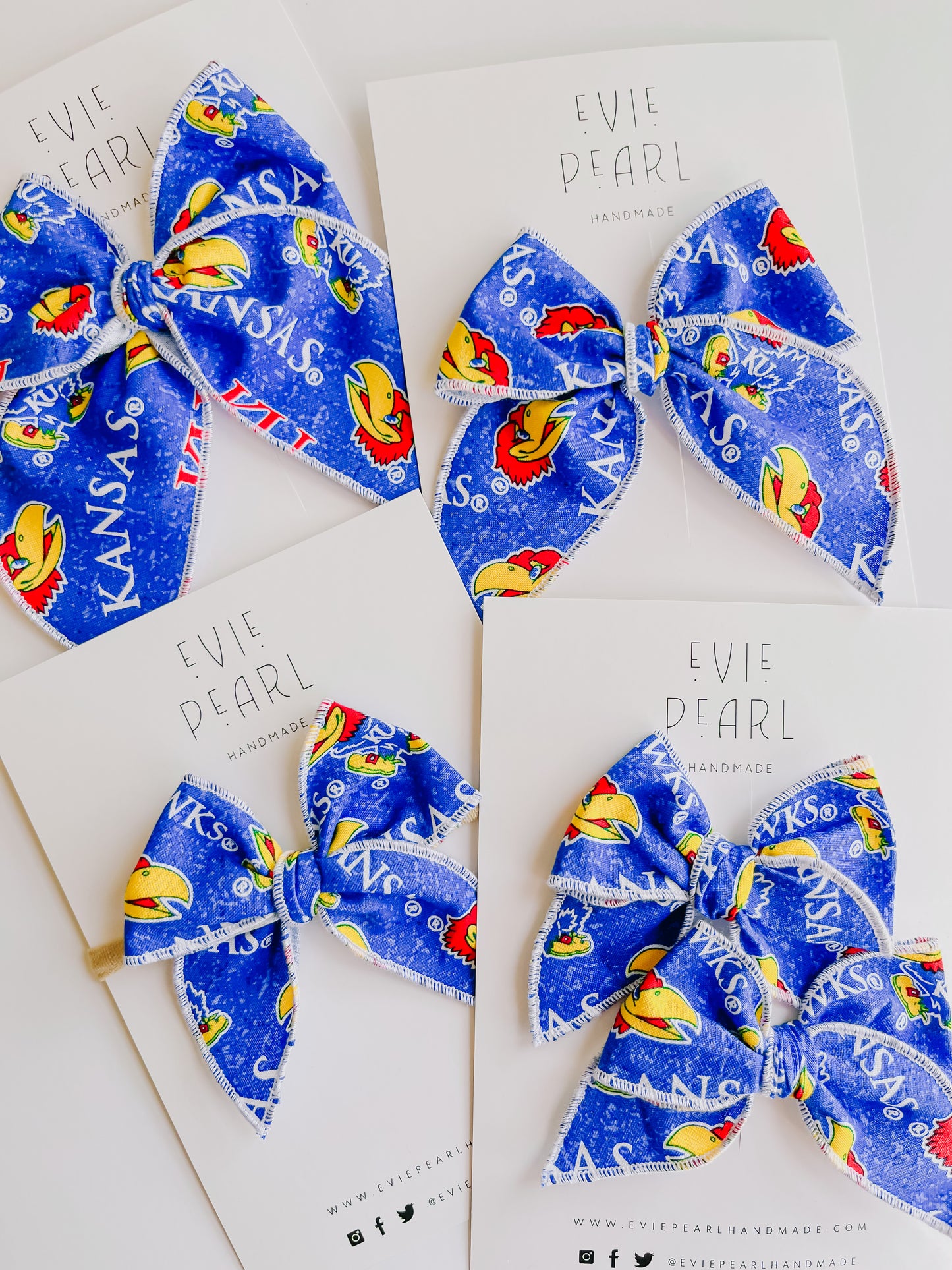 KU Jayhawk Oversized Bow