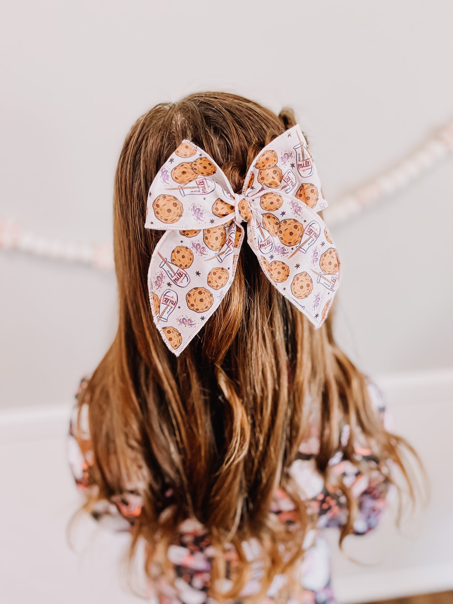 Milk & Cookies Oversized Bow