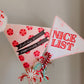 Peppermint Kisses Printable Flag