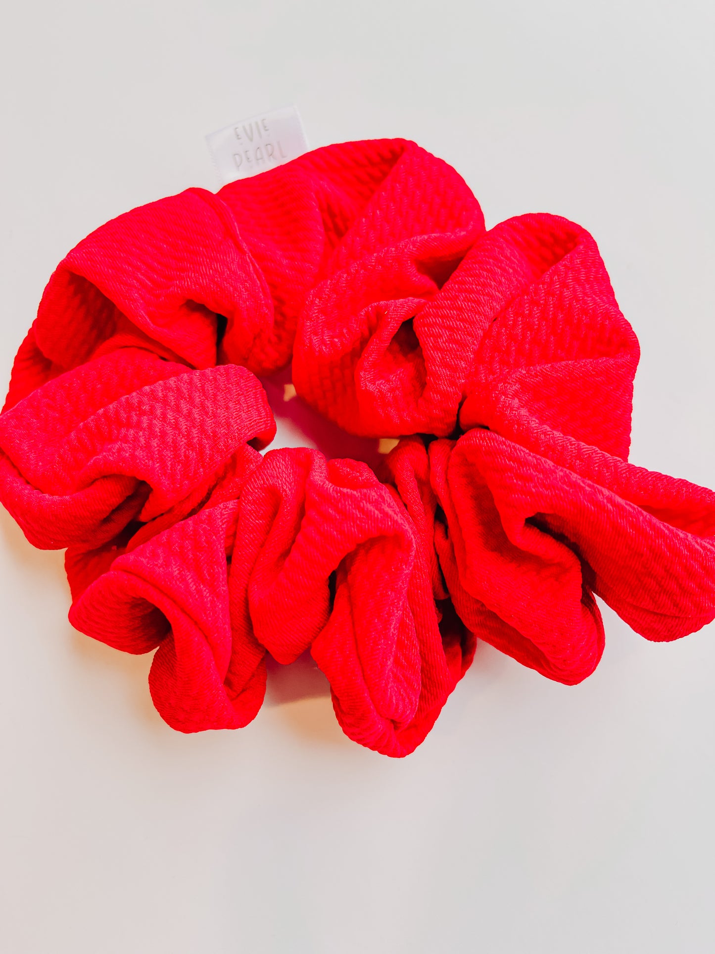 Oversized Red Scrunchie