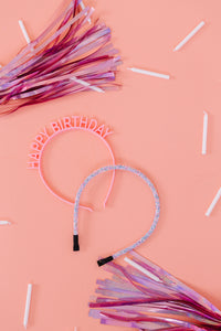 Happy Birthday Headband Set