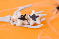 Felt White Star Ghost Pigtail Set
