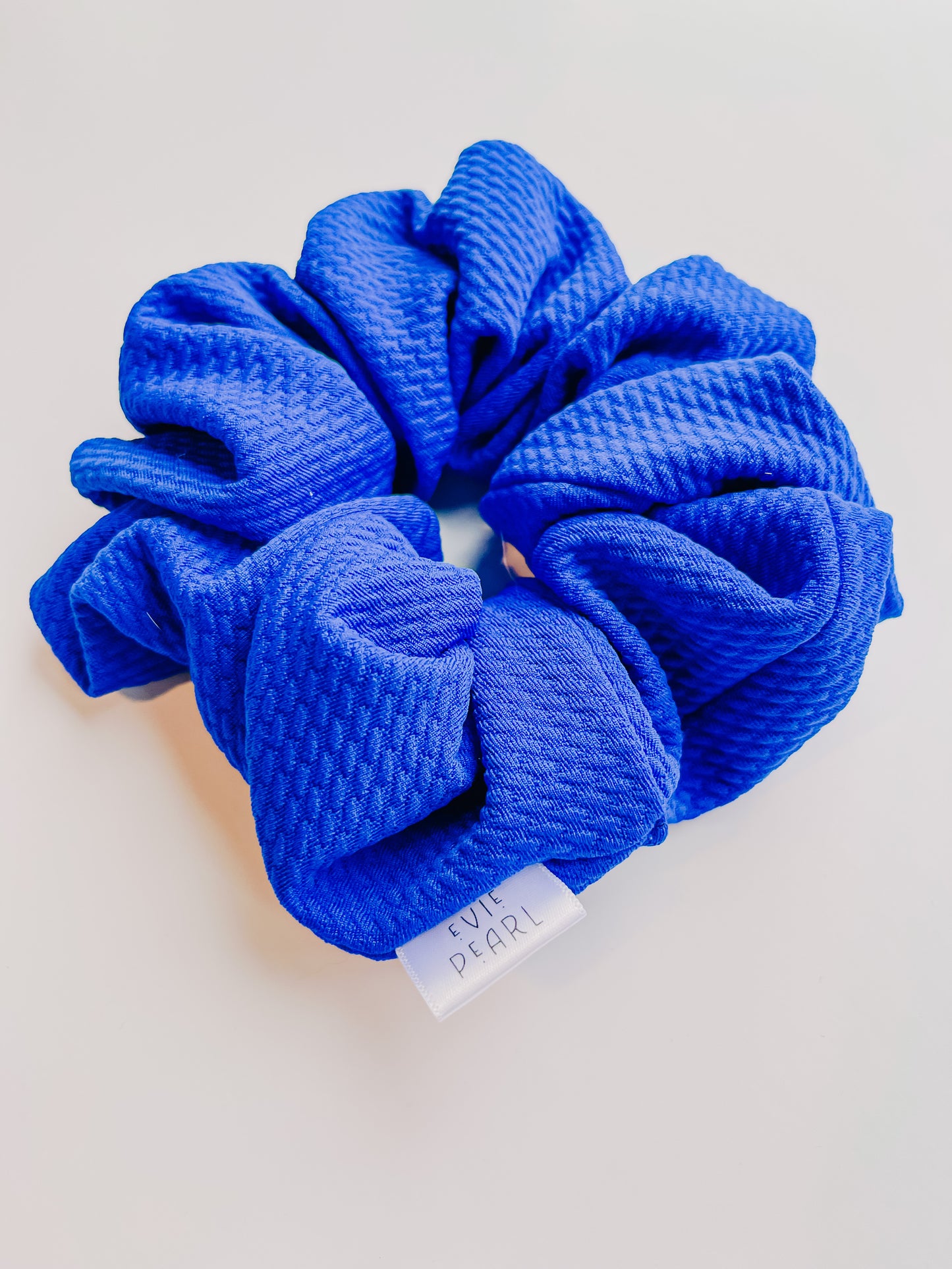 Oversized Royal Blue Scrunchie