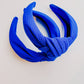 Royal  Blue Knotted Headband for Girls & Women