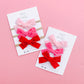 Trio Valentine Velvet Bow Set