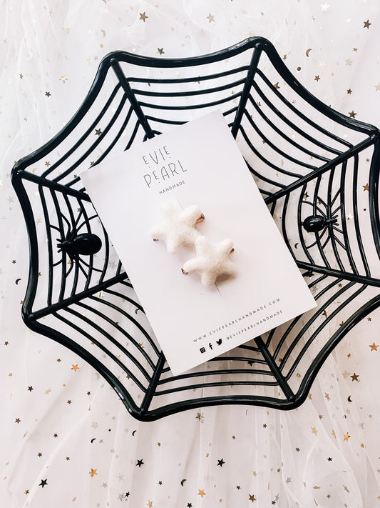 White Star Halloween Pigtails