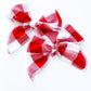 Red Plaid Bow