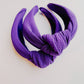 Purple Knotted Headband for Girls & Women