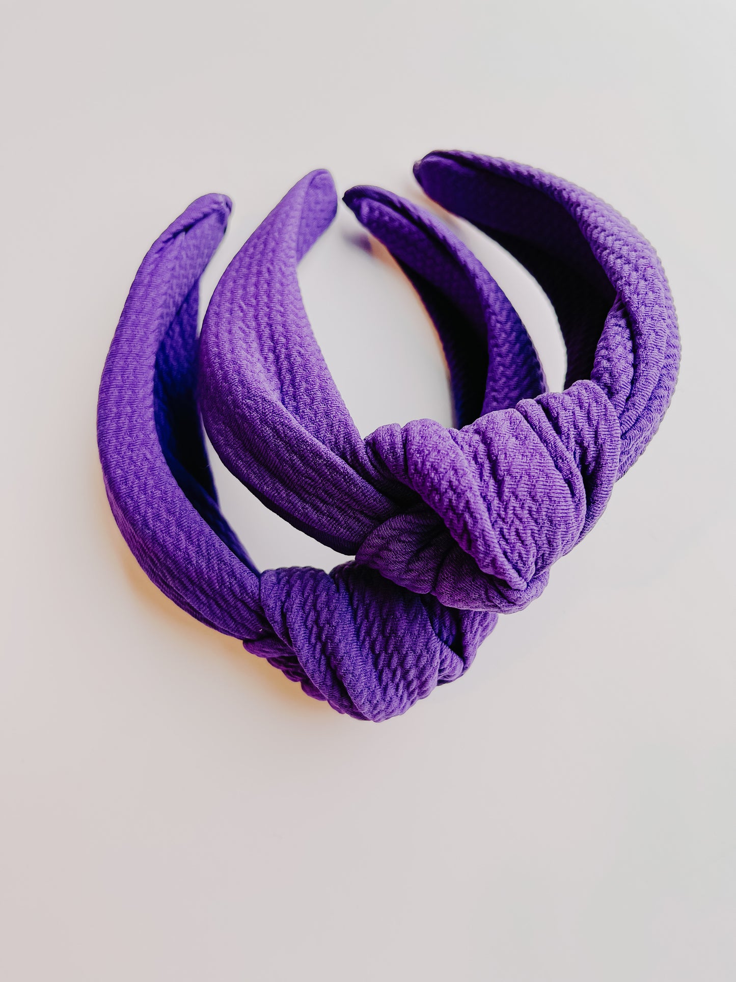 Purple Knotted Headband for Girls & Women