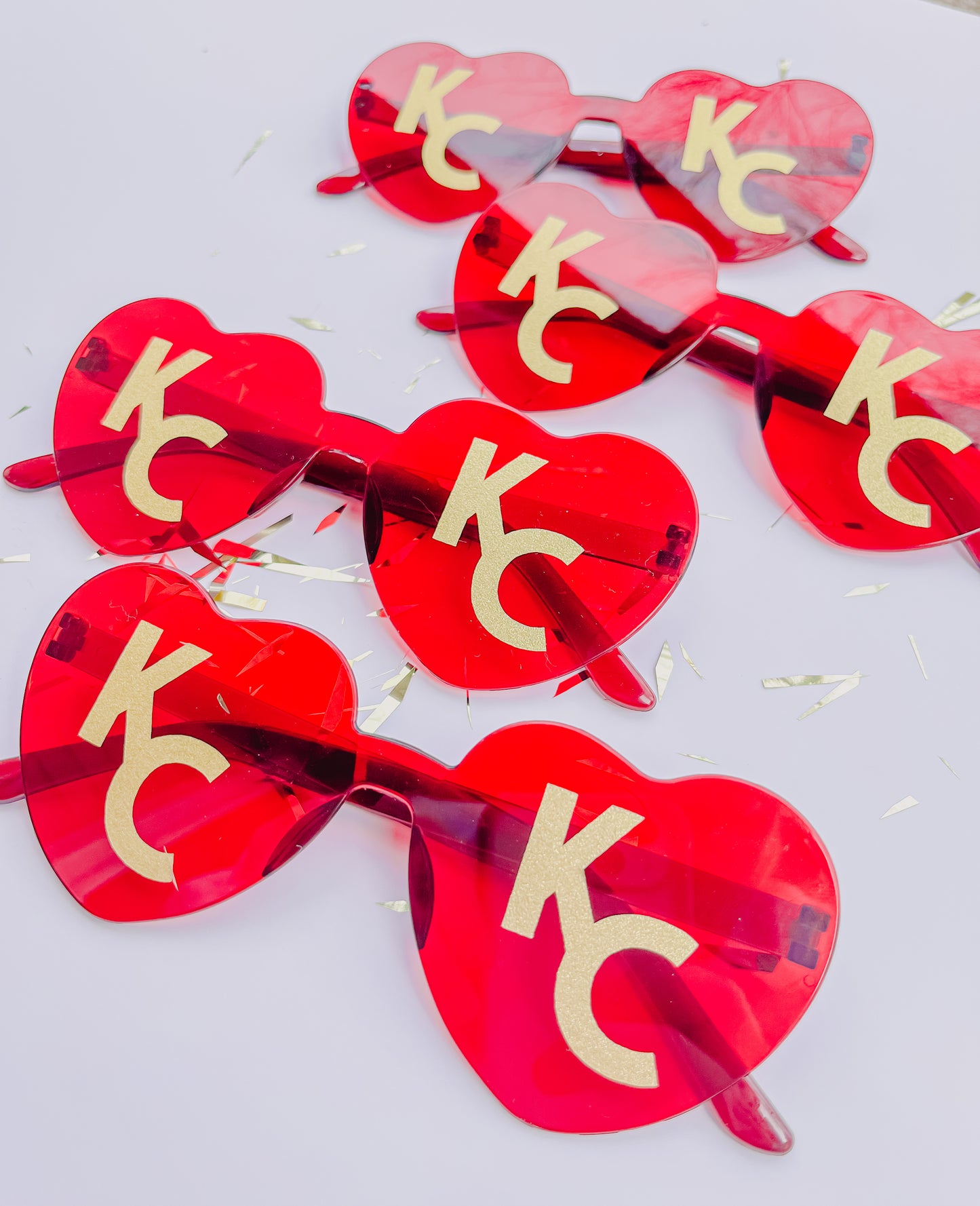 Red KC Heart Sunglasses