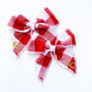 Red Plaid KC Medium Bow