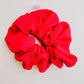 Oversized Red Scrunchie