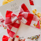 Red Plaid KC Oversized Bow
